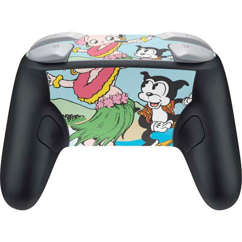 Betty Boop Surfing Nintendo Switch 2 (2025) Pro Controller Skin
