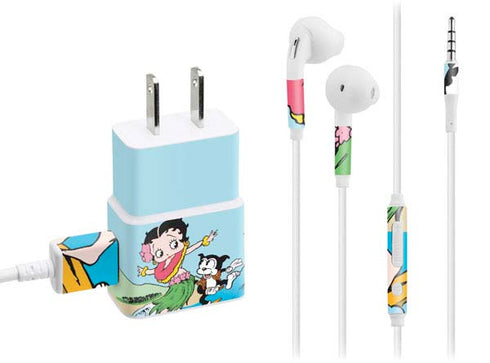 Betty Boop Surfing Phone Charger Skin