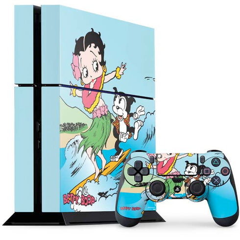 Betty Boop Surfing PlayStation PS4 Skins