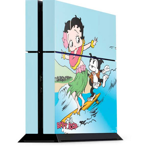 Betty Boop Surfing PlayStation PS4 Skins