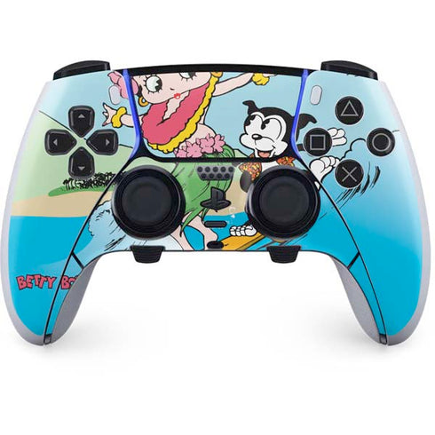 Betty Boop Surfing PlayStation PS5 Skins