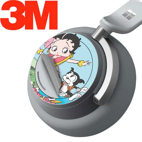 Betty Boop Surfing Surface Headphones Skin