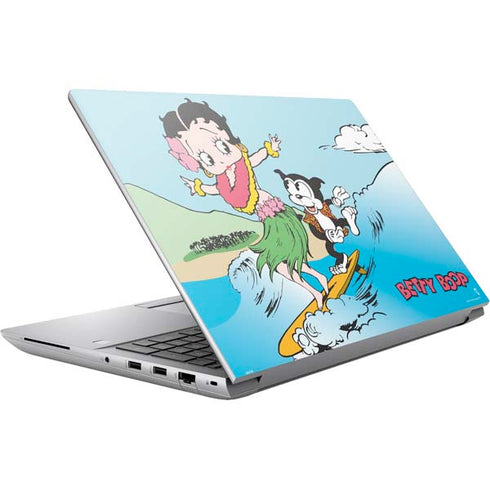 Betty Boop Surfing HP ZBook Fury 16 G10 Skin