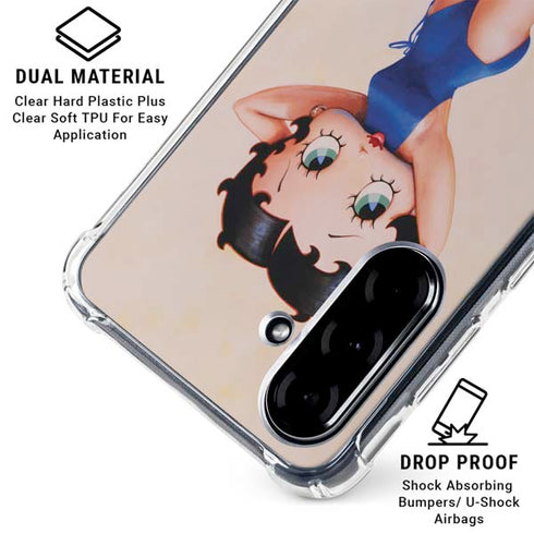 Betty Boop Swimsuit Galaxy A36 5G Clear Case