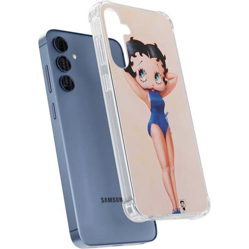 Betty Boop Swimsuit Galaxy A55 5G Clear Case