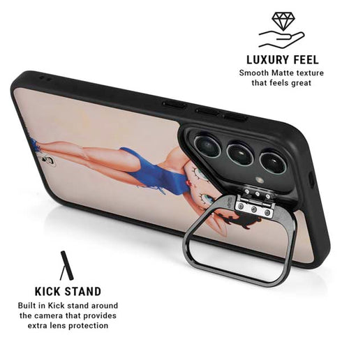 Betty Boop Swimsuit Galaxy S25 Kickstand Case