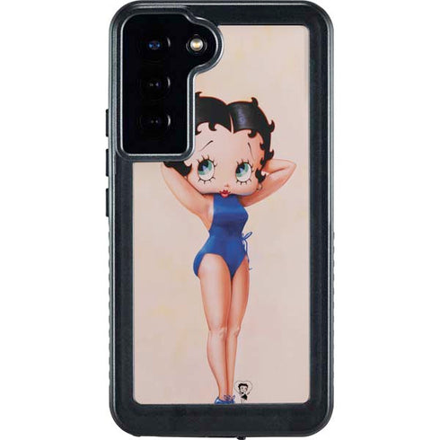 Betty Boop Swimsuit Galaxy S24 Plus Waterproof Case