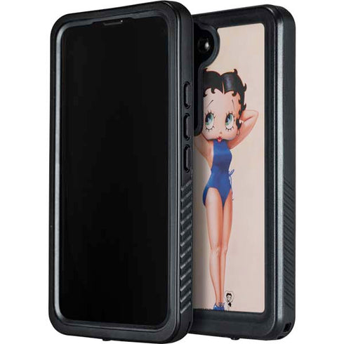 Betty Boop Swimsuit Galaxy S24 Plus Waterproof Case