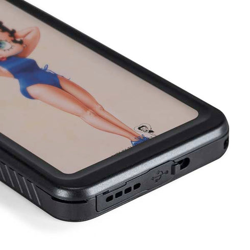 Betty Boop Swimsuit Galaxy S24 Plus Waterproof Case