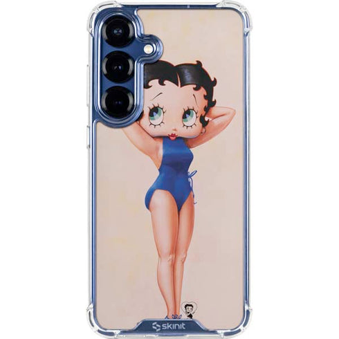 Betty Boop Swimsuit Galaxy S25 Plus Clear Case