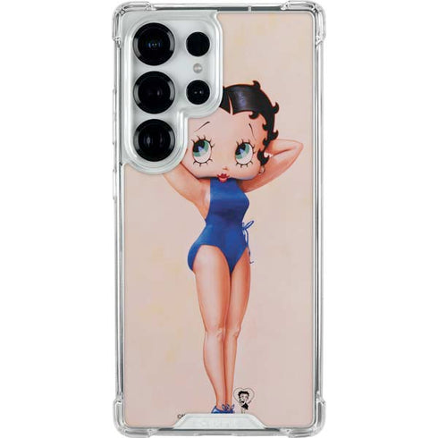 Betty Boop Swimsuit Galaxy S25 Ultra Clear Case