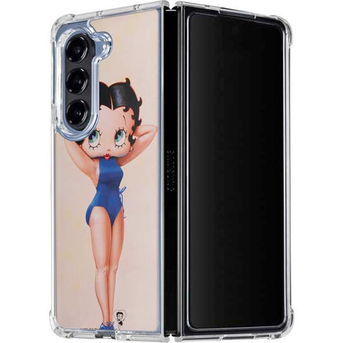 Betty Boop Swimsuit Galaxy Z Fold5 5G Clear Case