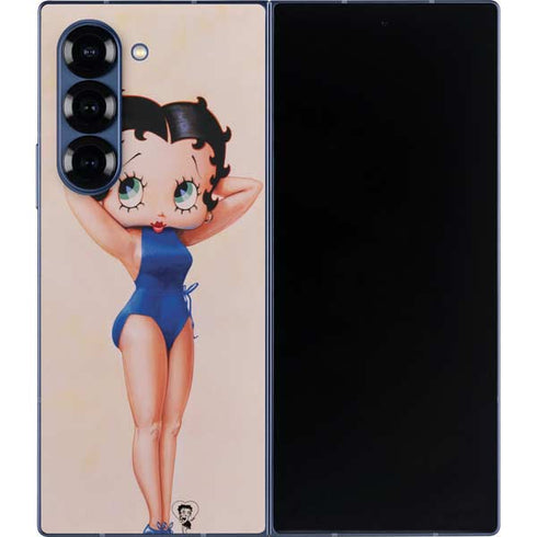 Betty Boop Swimsuit Galaxy Z Fold6 Skin