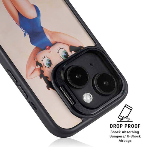Betty Boop Swimsuit iPhone 15 Kickstand Case