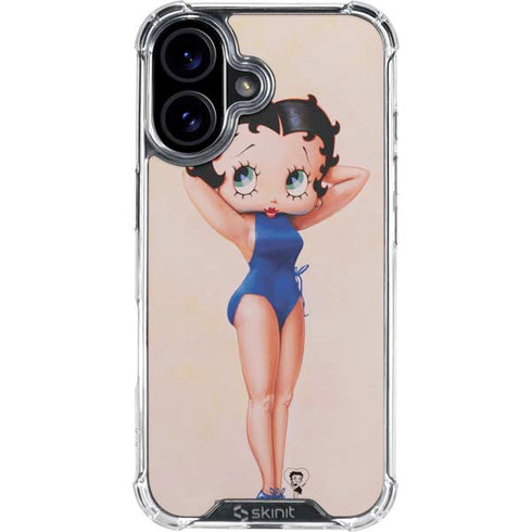 Betty Boop Swimsuit iPhone 16 Clear Case
