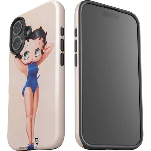 Betty Boop Swimsuit iPhone 16 Impact Case