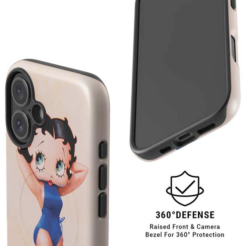 Betty Boop Swimsuit iPhone 16 Magsafe Impact Case