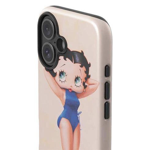 Betty Boop Swimsuit iPhone 16 Plus Impact Case