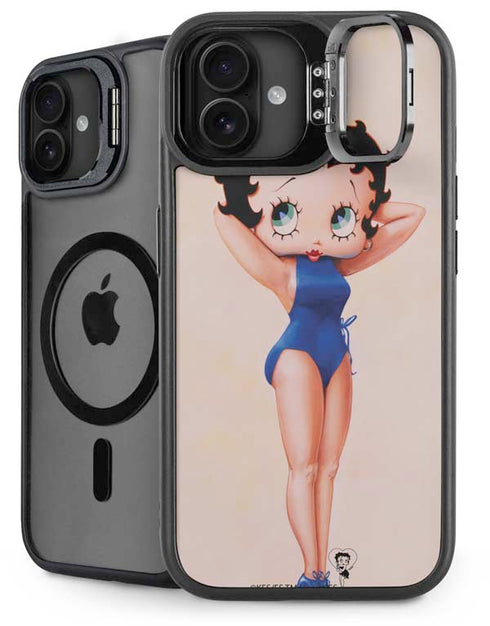 Betty Boop Swimsuit iPhone 16 Plus Kickstand Case