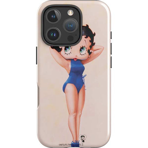 Betty Boop Swimsuit iPhone 16 Pro Impact Case