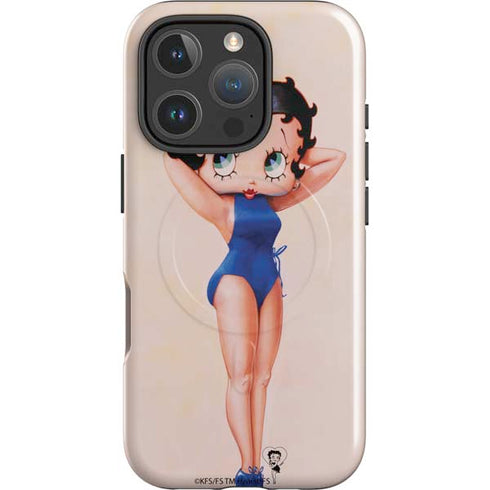 Betty Boop Swimsuit iPhone 16 Pro Magsafe Impact Case