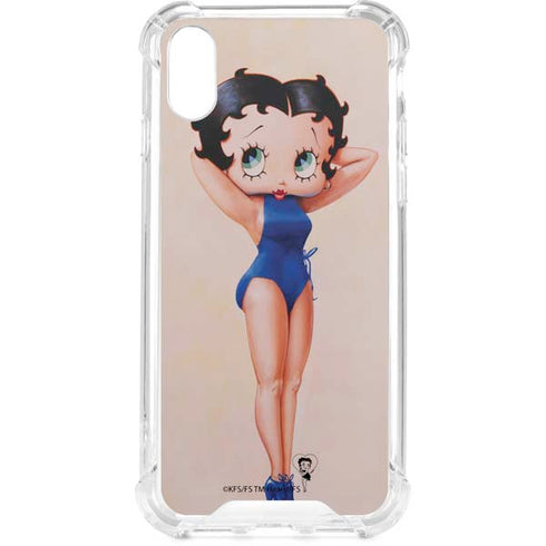 Betty Boop Swimsuit iPhone XS Clear Case