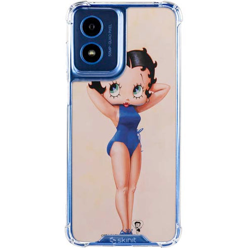 Betty Boop Swimsuit Moto G Play 4G (2024) Clear Case