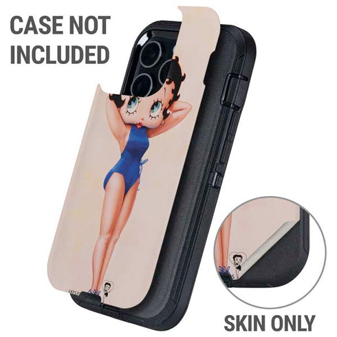 Betty Boop Swimsuit Otterbox Defender iPhone Skin