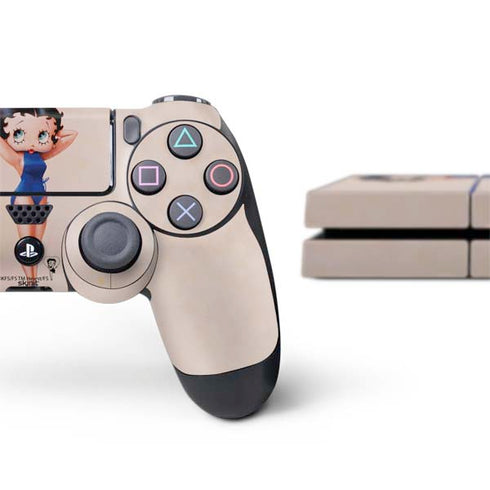 Betty Boop Swimsuit PS4 Console and Controller Bundle Skin