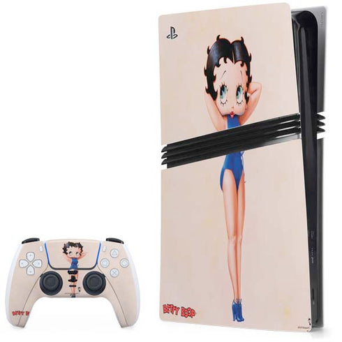 Betty Boop Swimsuit PS5 Pro Bundle Skin