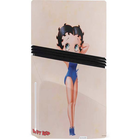 Betty Boop Swimsuit PS5 Pro Disk Console Skin