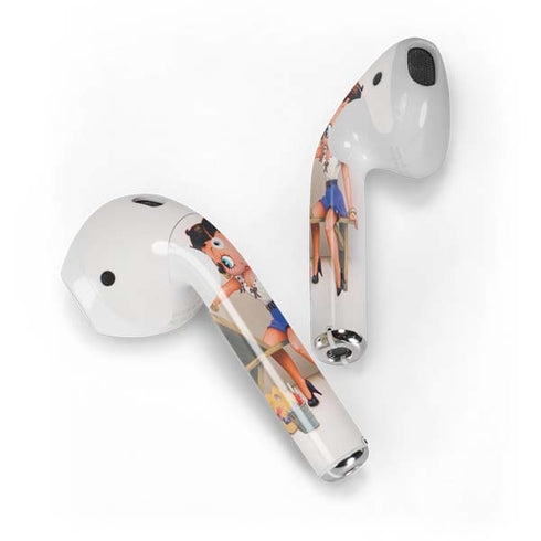 Betty Boop The Artist Apple AirPods Skin