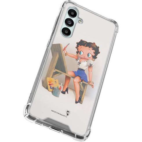 Betty Boop The Artist Galaxy A16 5G Clear Case