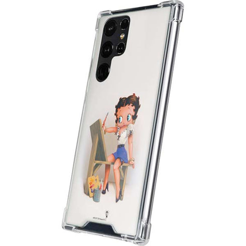 Betty Boop The Artist Galaxy S23 Ultra Clear Case