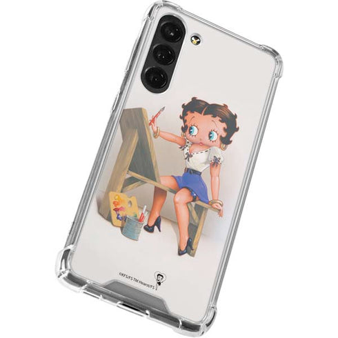 Betty Boop The Artist Galaxy S24 FE Clear Case