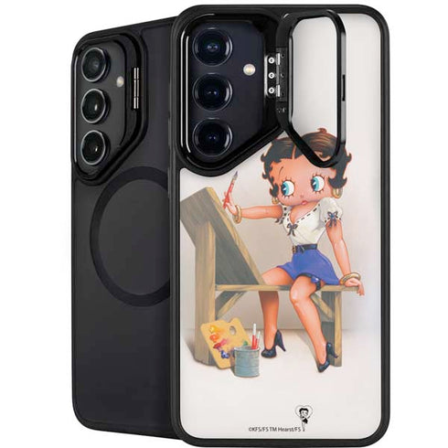 Betty Boop The Artist Galaxy S24 Kickstand Case