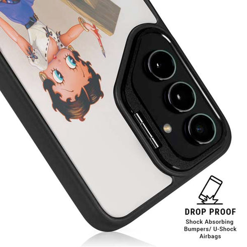 Betty Boop The Artist Galaxy S24 Plus Kickstand Case