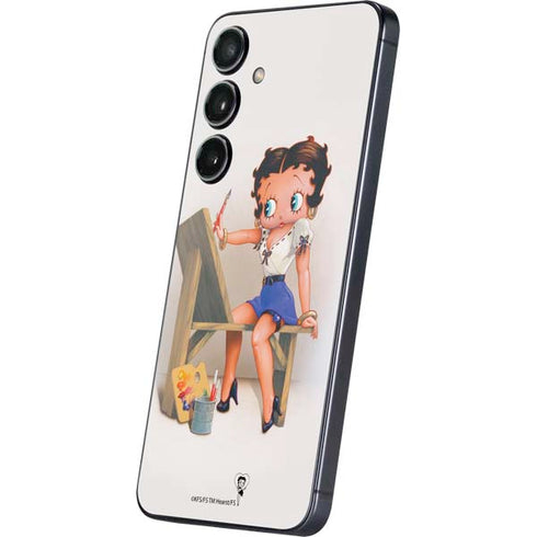 Betty Boop The Artist Galaxy S25 Plus Skin