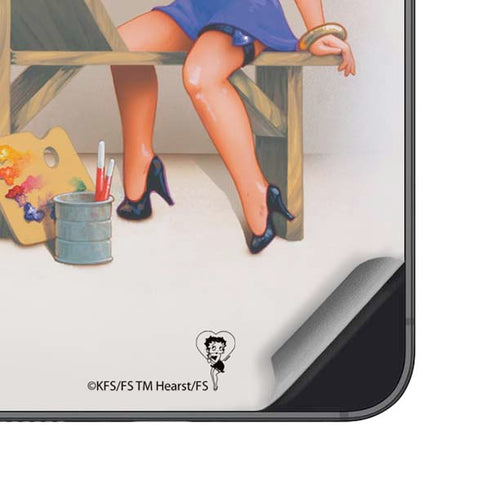 Betty Boop The Artist Galaxy S25 Plus Skin