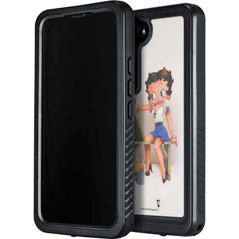 Betty Boop The Artist Galaxy S24 Plus Waterproof Case