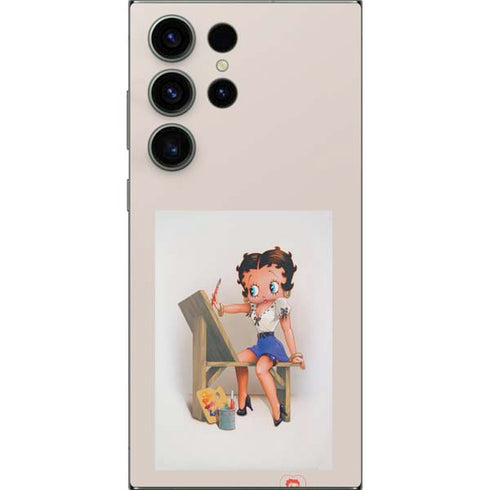 Betty Boop The Artist Galaxy S25 Ultra Skin
