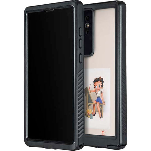 Betty Boop The Artist Galaxy S24 Ultra Waterproof Case