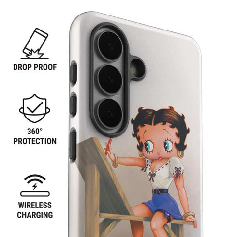 Betty Boop The Artist Galaxy S26 Plus Impact Case