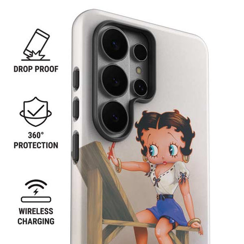 Betty Boop The Artist Galaxy S26 Ultra Impact Case