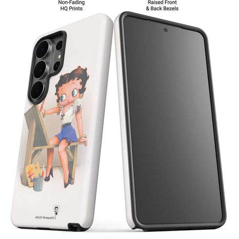 Betty Boop The Artist Galaxy S26 Ultra Impact Case
