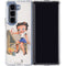 Betty Boop The Artist Galaxy Z Fold5 5G Clear Case