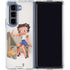 Betty Boop The Artist Galaxy Z Fold5 5G Clear Case