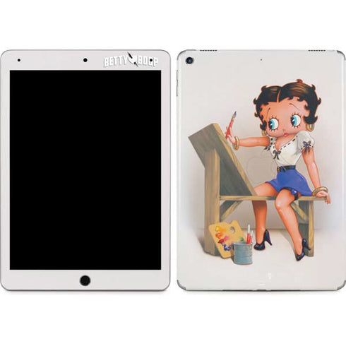 Betty Boop The Artist iPad Skins