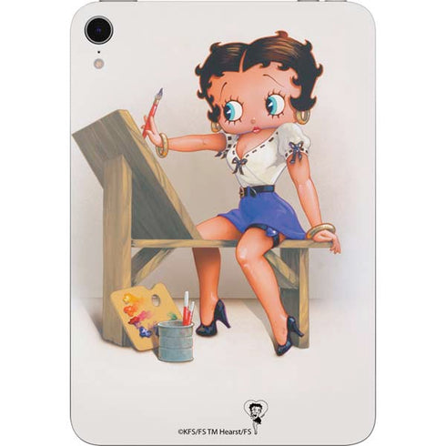 Betty Boop The Artist Apple iPad Mini Skin