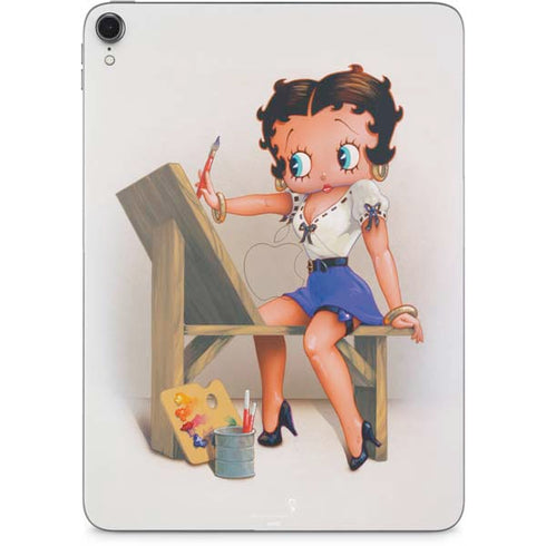 Betty Boop The Artist Apple iPad Pro Skin